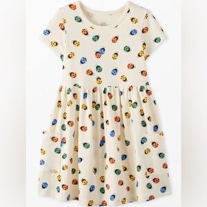 Hanna Andersson Colorful Ladybug Cotton Summer Dress 75 12-18
